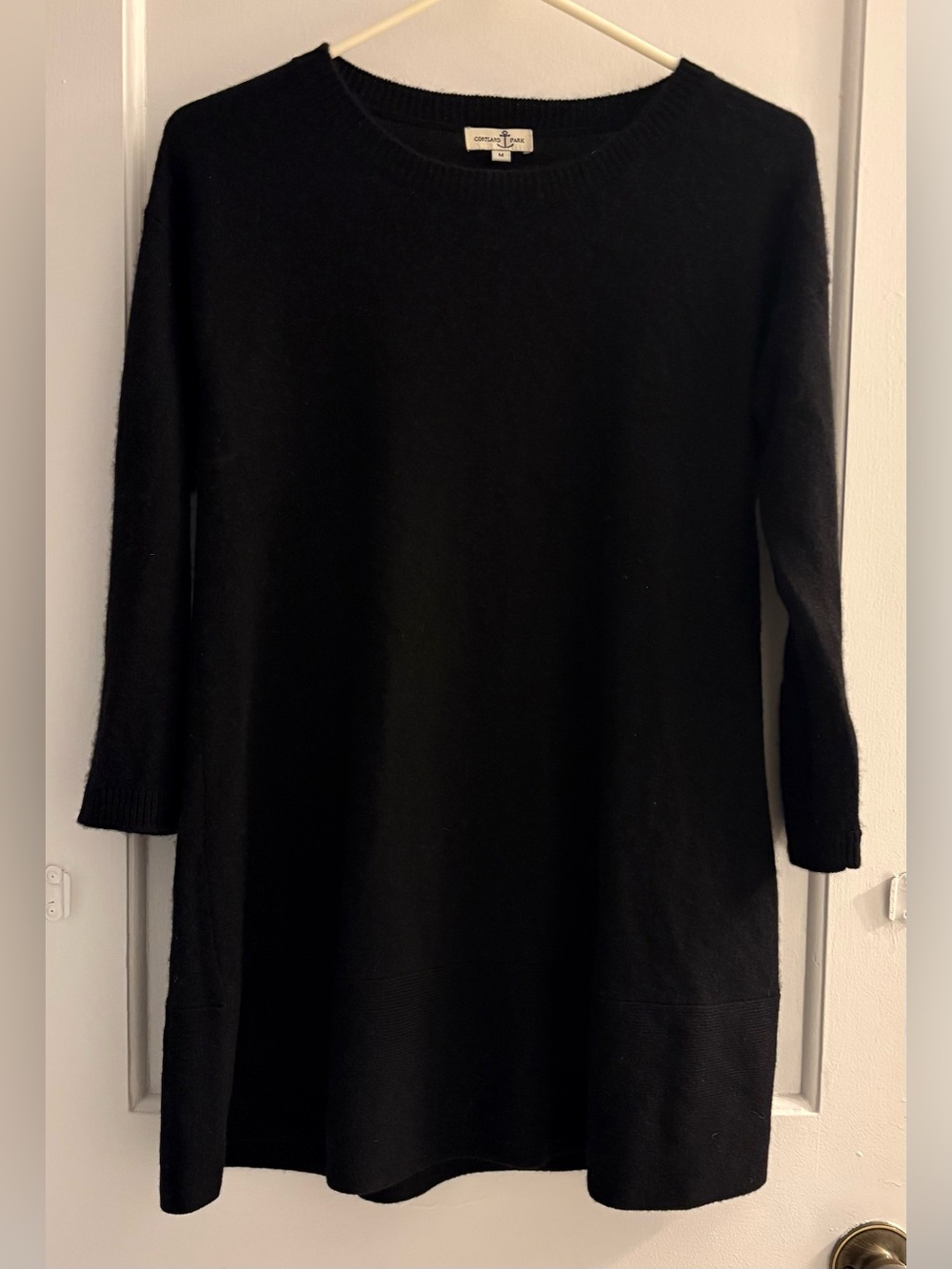 Cortland Park 100% Cashmere Tunic Sweater Size Medium